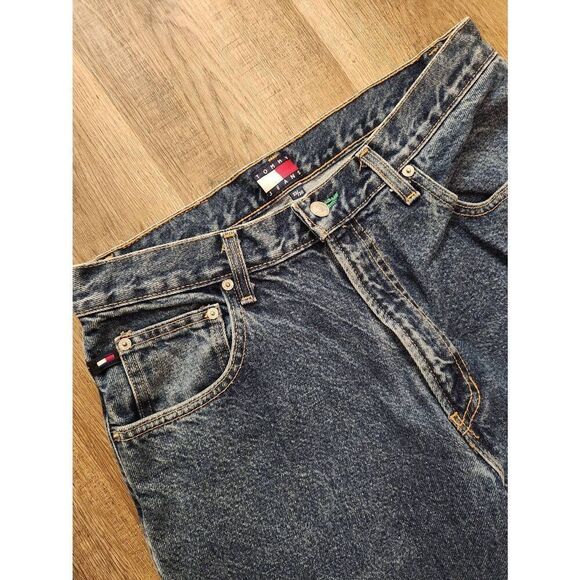VTG Tommy Hilfiger MADE IN USA Tommy jeans Freedom jean Men's 33x27* measured - Picture 3 of 9